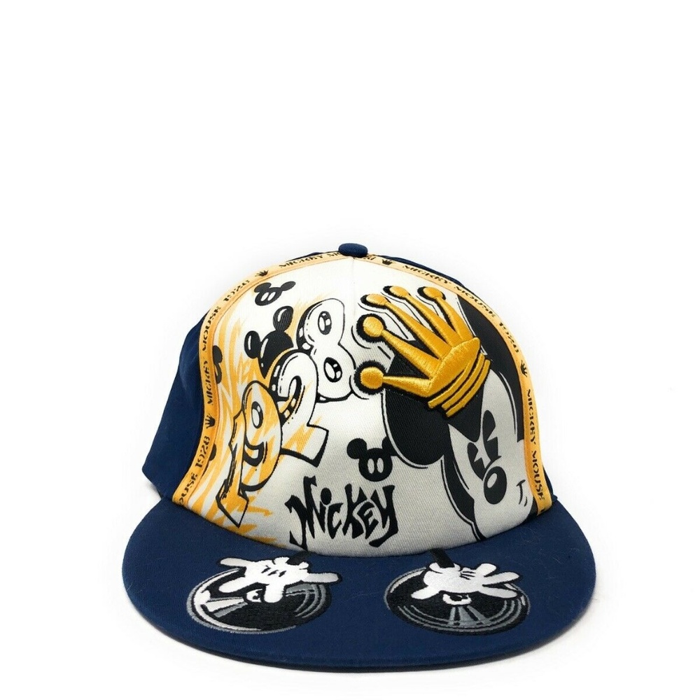 Disney Parks DJ Mickey Mouse Baseball Hat Blue